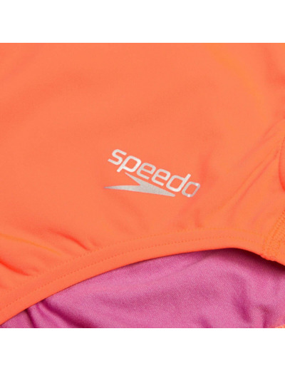 Maillot de bain Speedo Solid Tie Back Rouge