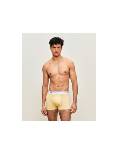 Boxer en coton jaune