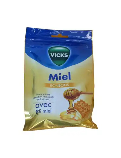 Vicks Bonbon Miel Sachet De 72 G