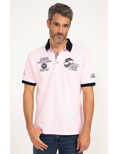 Polo manches courtes Pink