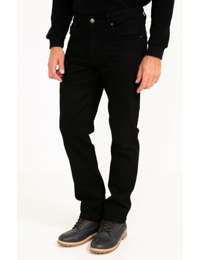 Jean coupe regular Noir