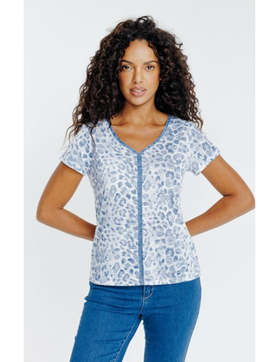 Tee-shirt imprimé manches courtes