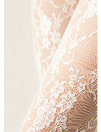Collant en dentelle
