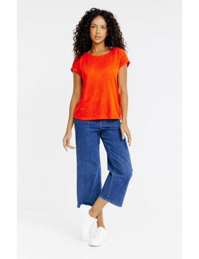 Tee-shirt uni manches courtes