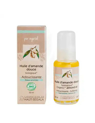 Huile Végétale Bio D'amande Douce 50 Ml