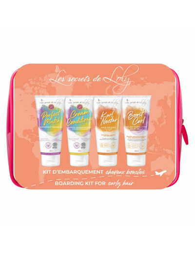 Kit d'embarquement cheveux bouclés
