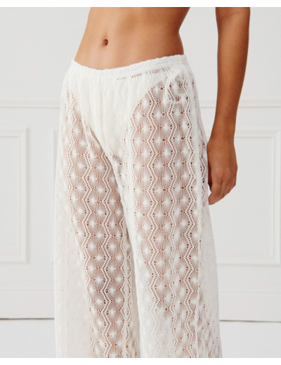 Pantalon en crochet