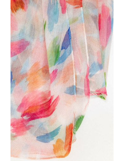 Grand foulard léger imprimé