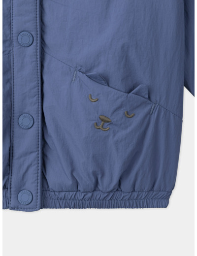 Blouson avec visage chat