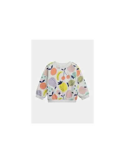 Sweat imprimé fruits pour fille