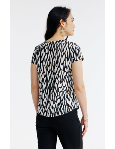 Tee-shirt imprimé manches courtes