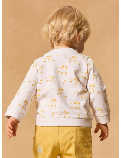 Sweatshirt imprimé plage