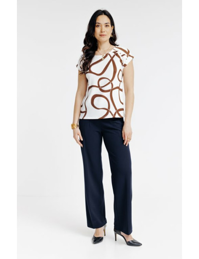 Tee-shirt imprimé manches courtes