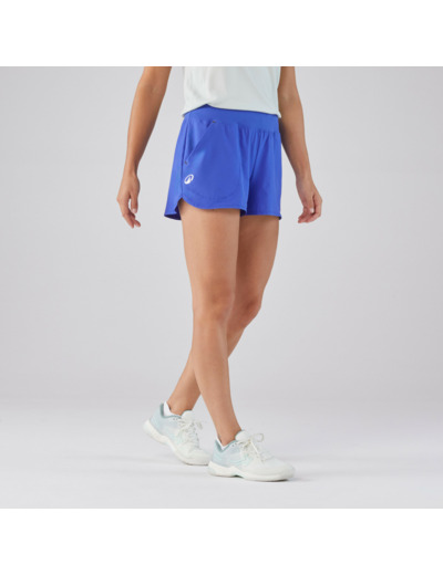 Short de tennis femme - TSH LIGHT F Bleu Electrique