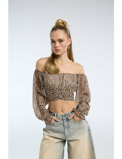 Blouse épaule libre