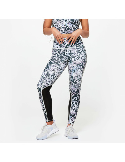Legging taille haute gainant Femme - multicolore