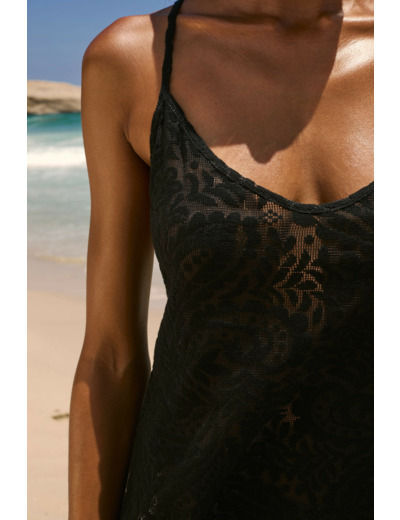 Robe longue dos nu avec coton,Robe longue dos nu avec coton;${refinementColor}