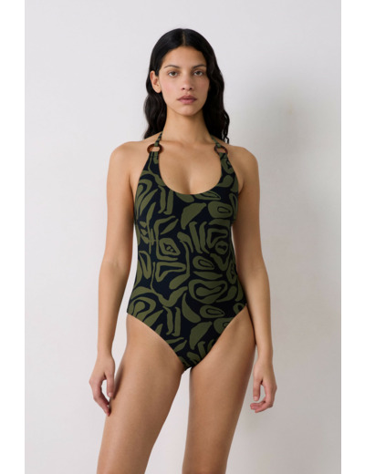 Maillot de bain 1 pièce à motif