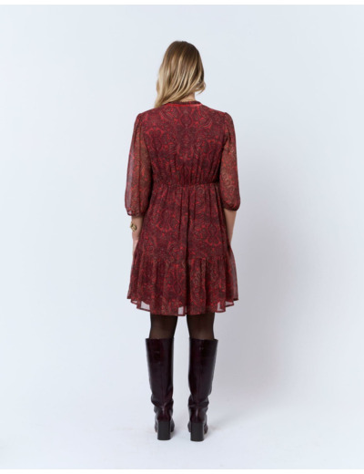 Robe courte imprimée TOMETTE