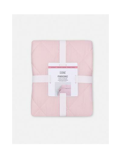 Parure de lit double matelassée en losanges