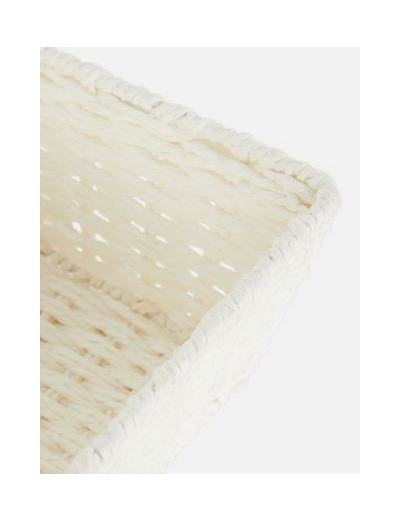 Panier carré en corde