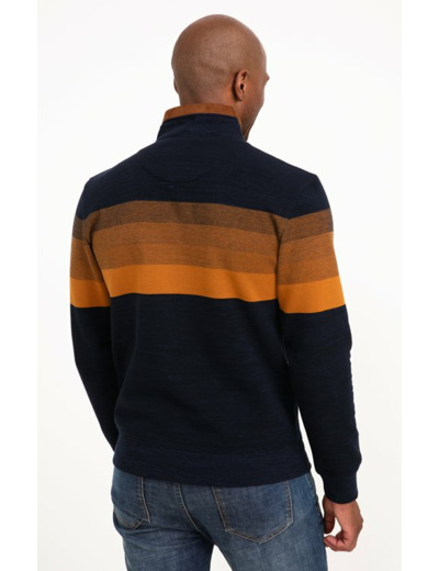 Polo Col Montant Bluesued