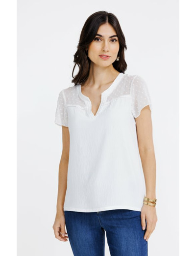 Tee-shirt uni manches courtes