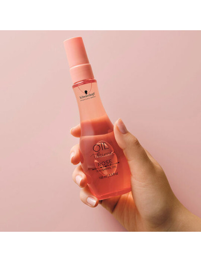 Huile de finition Rose pour cheveux fins ou stressés