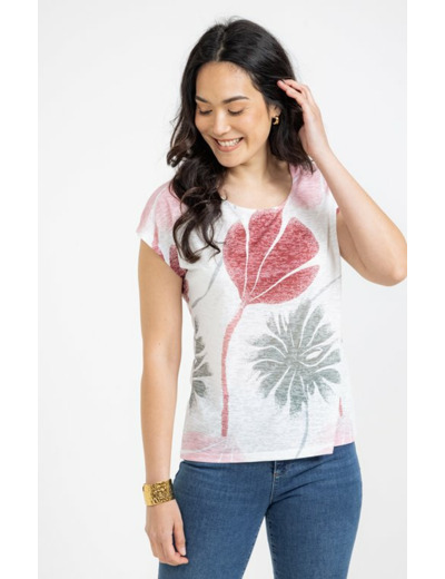 Tee-shirt imprimé manches courtes