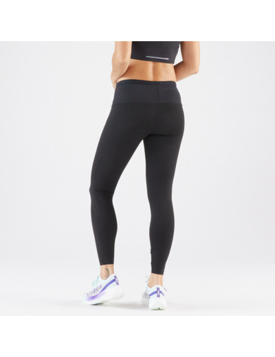 Legging running & trail femme - kiprun run 900 light noir