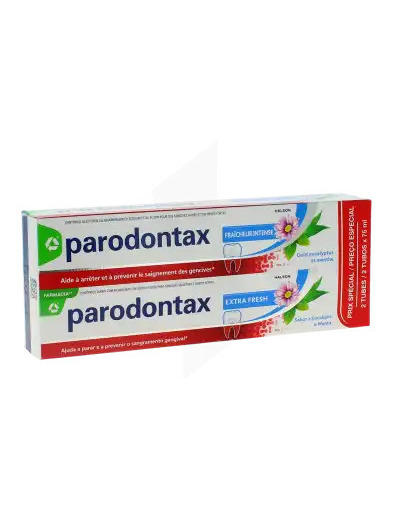 Parodontax Fraicheur Intense Lot 275 Ml