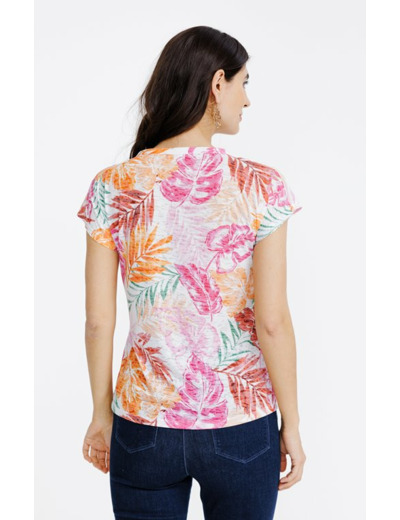 Tee-shirt imprimé manches courtes