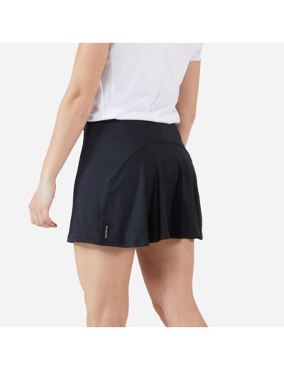 Jupe tennis dry femme - Essentiel 100 noir