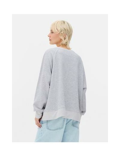 Sweat-shirt décontracté fendu sur le côté