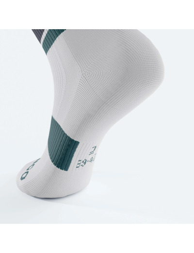 Chaussettes de tennis hautes artengo rs 300 motif bleu, vert et bleu lot de 4