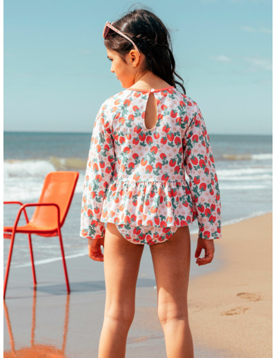 Maillot de bain deux pièces UPF 50+ imprimé