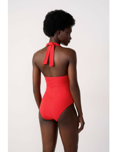 Maillot de bain 1 pièce texturé