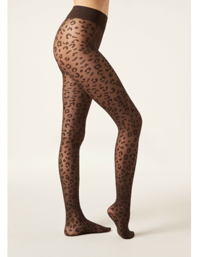 Collant 30 deniers à Motifs Animaliers