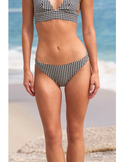 Culotte bikini bas de maillot à carreaux,Culotte bikini bas de maillot à carreaux;${refinementColor}