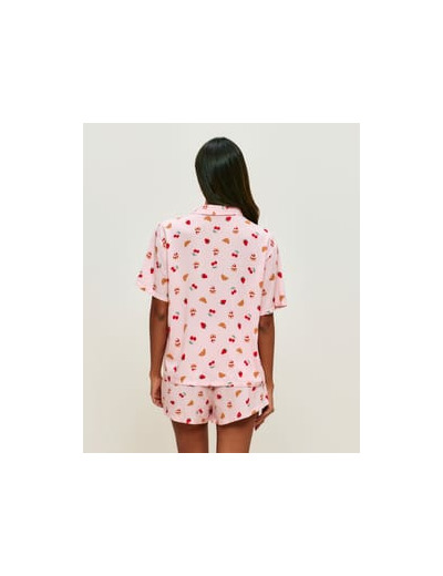 Ensemble de pyjama à motifs fruits et gâteaux