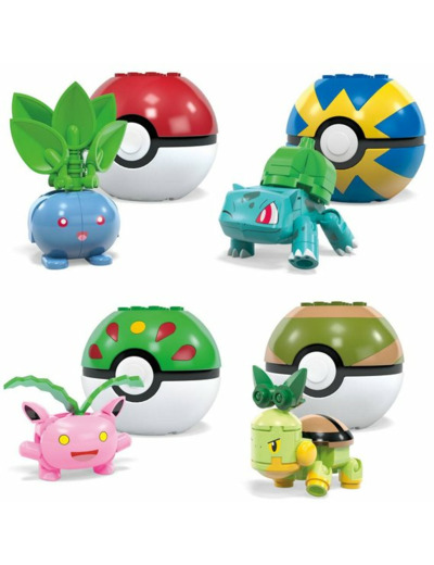 4 POKEMON PLANTE A CONSTRUIRE - MEGA