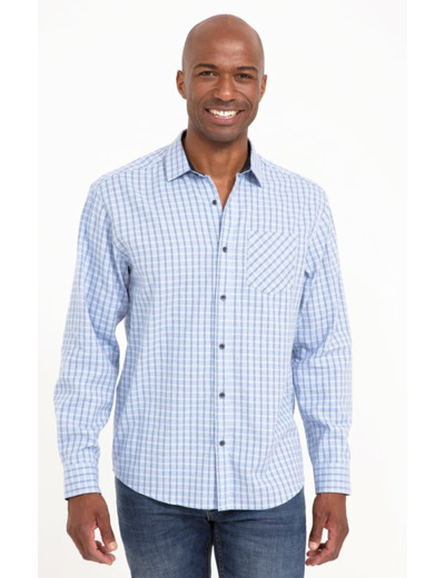 Chemise Manches Longues À Carreaux
